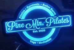 Custom Logo Pilates Office Store Bar Restaurant Led Wall Sign Neon Like - Color Changing Remote Control - 4 Sizes Free Shipping