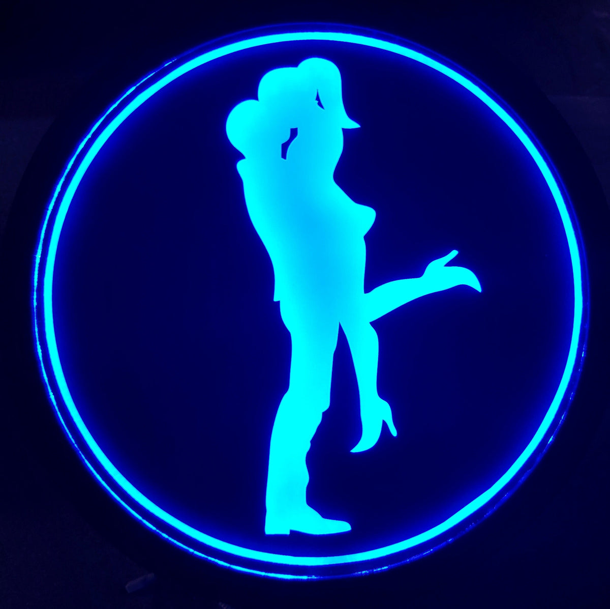 Wedding Couple Neon Sign LED Wall Sign Neon Like - Color Changing Remote Control - 4 Sizes Made in USA Free Shipping