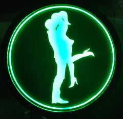 Wedding Couple Neon Sign LED Wall Sign Neon Like - Color Changing Remote Control - 4 Sizes Made in USA Free Shipping