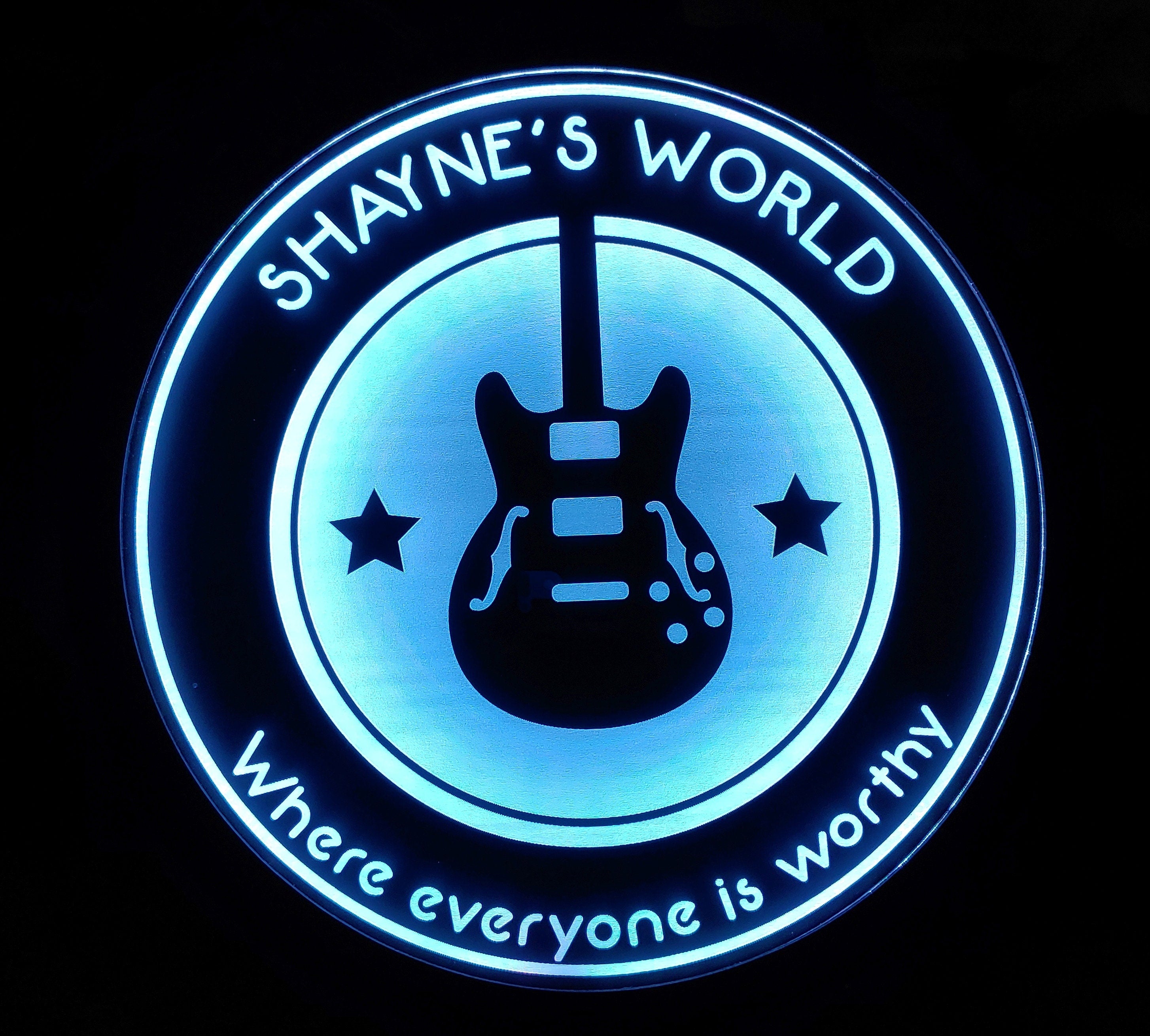 Custom Music Instrument Guitar Sign LED Wall Sign Neon Like - Color Changing Remote Control - 4 Sizes Made in USA Free Shipping