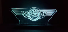 Vintage Continental motors logo LED light lamp/sign - Neon-like - Free shipping - Made in USA.