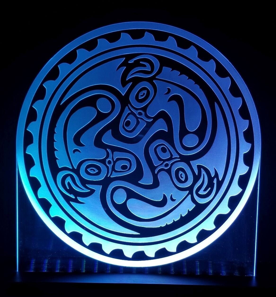 Gov't Mule With 3 Mules LED tabletop light lamp/sign - Neon-like - Free shipping - Made in USA.