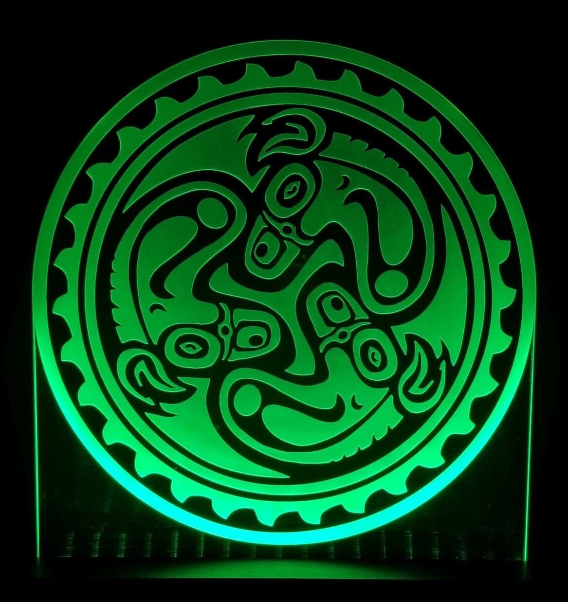 Gov't Mule With 3 Mules LED tabletop light lamp/sign - Neon-like - Free shipping - Made in USA.